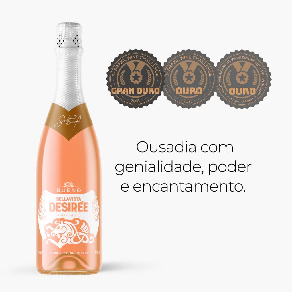 Espumante Bueno Desirée Rosé Brut