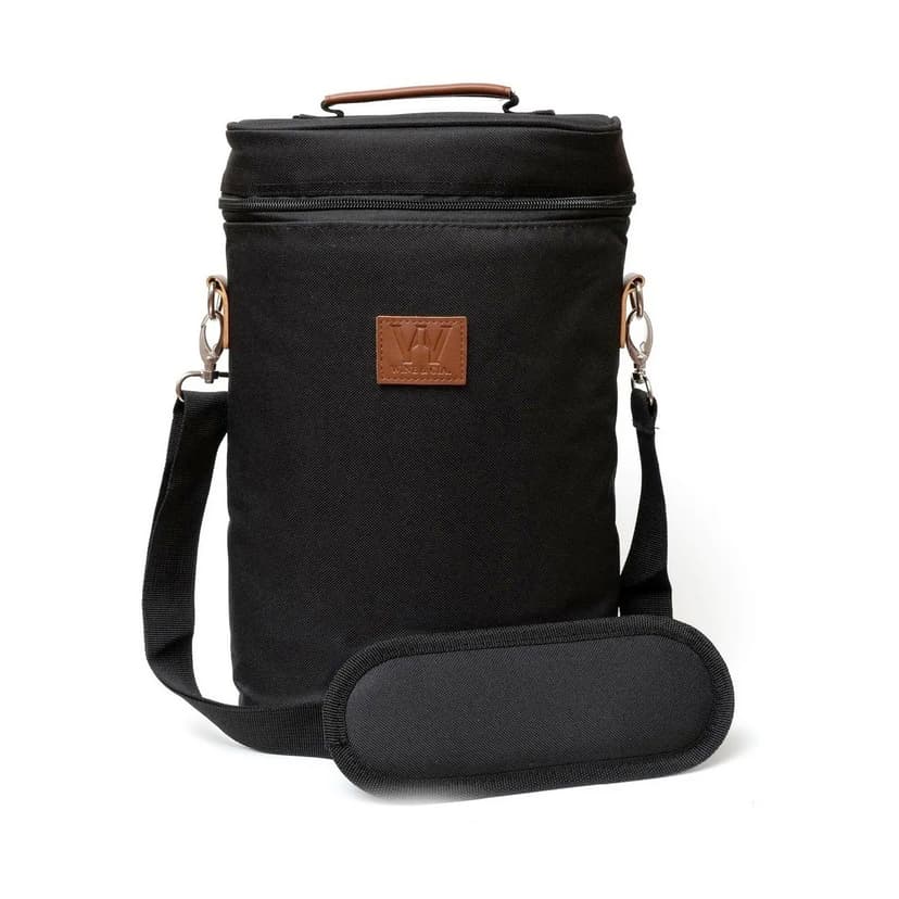 Wine Bag 4 Garrafas De Vinho Bolsa Mala Termica Transporte de Vinhos com Divisórias
