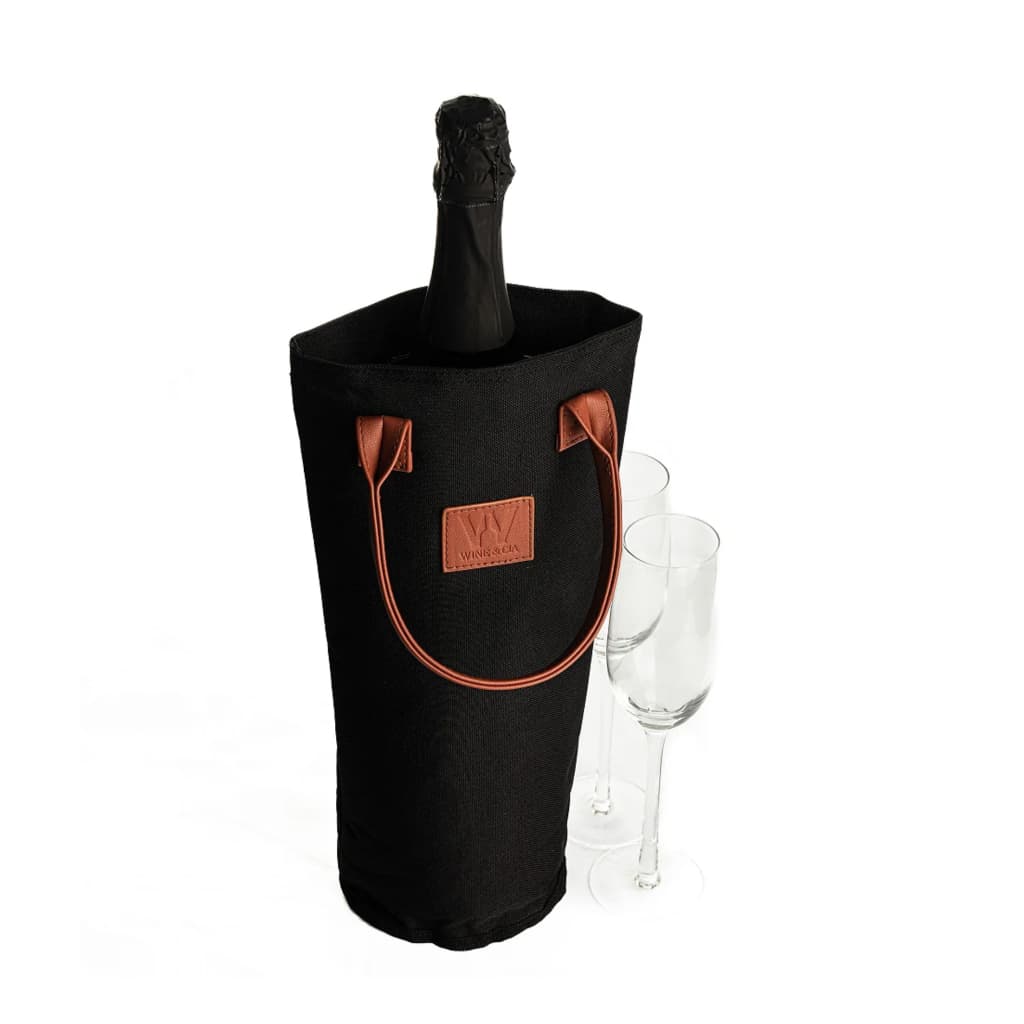 Wine Bag térmica para 1 garrafa de vinho - Preta