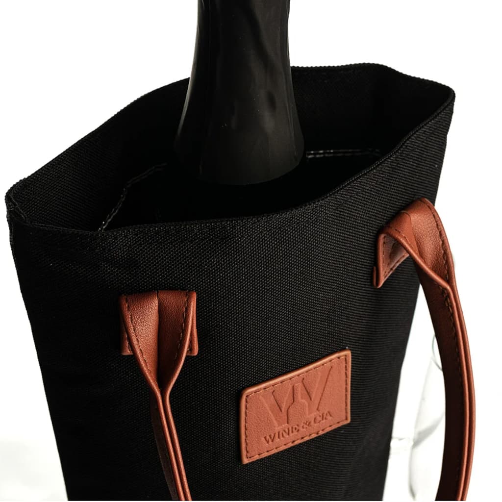 Wine Bag térmica para 1 garrafa de vinho - Preta