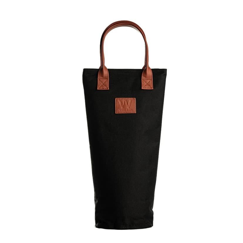 Wine Bag térmica para 1 garrafa de vinho - Preta