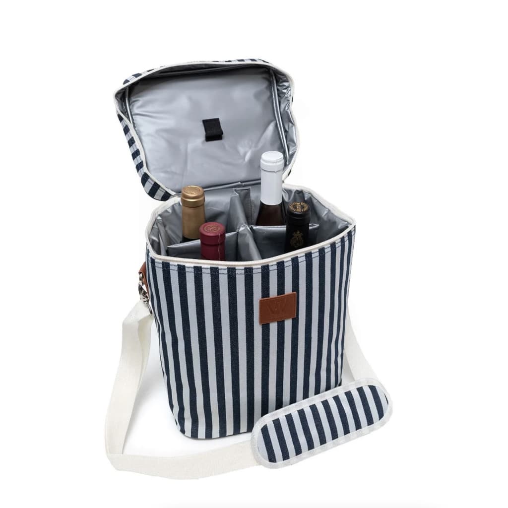 Wine Bag para 4 garrafas de vinho térmica - Listrada