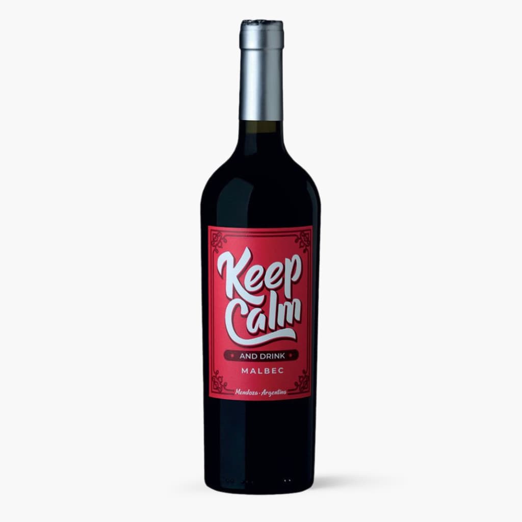 Vinho Keep Calm and Drink Malbec