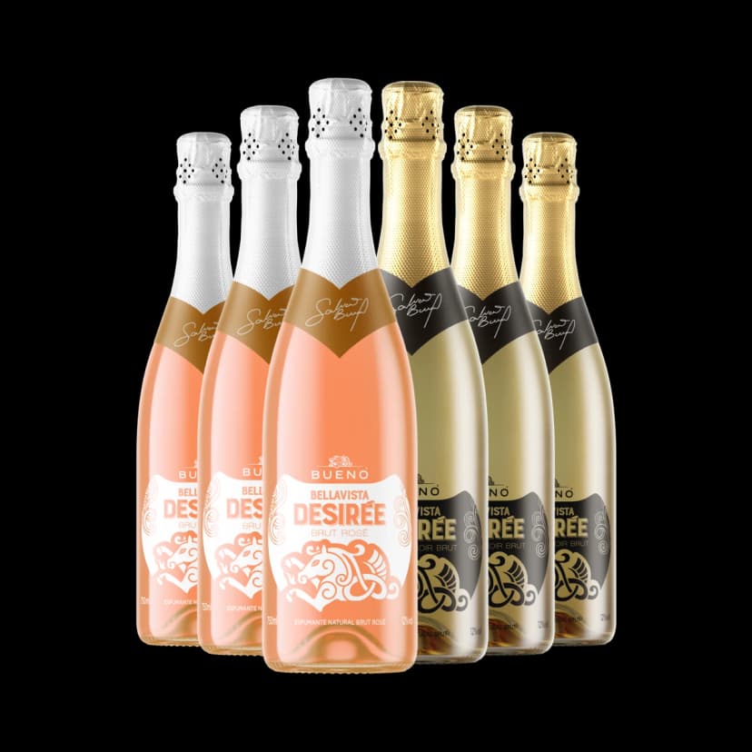 Kit 6 Espumantes Desirée Brut