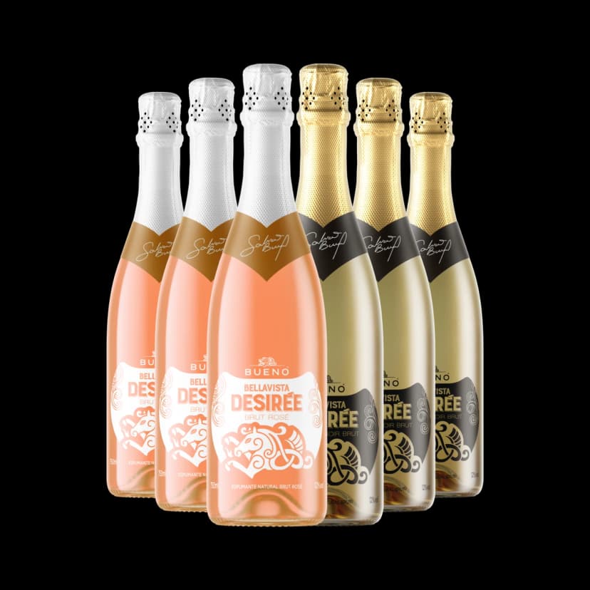 Kit 6 Espumantes Desirée Brut
