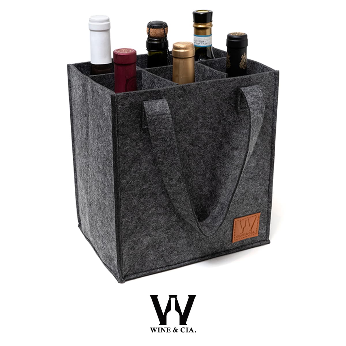 Sacola Para 6 Garrafas De Vinho Bolsa Wine Bag Mala Protetor