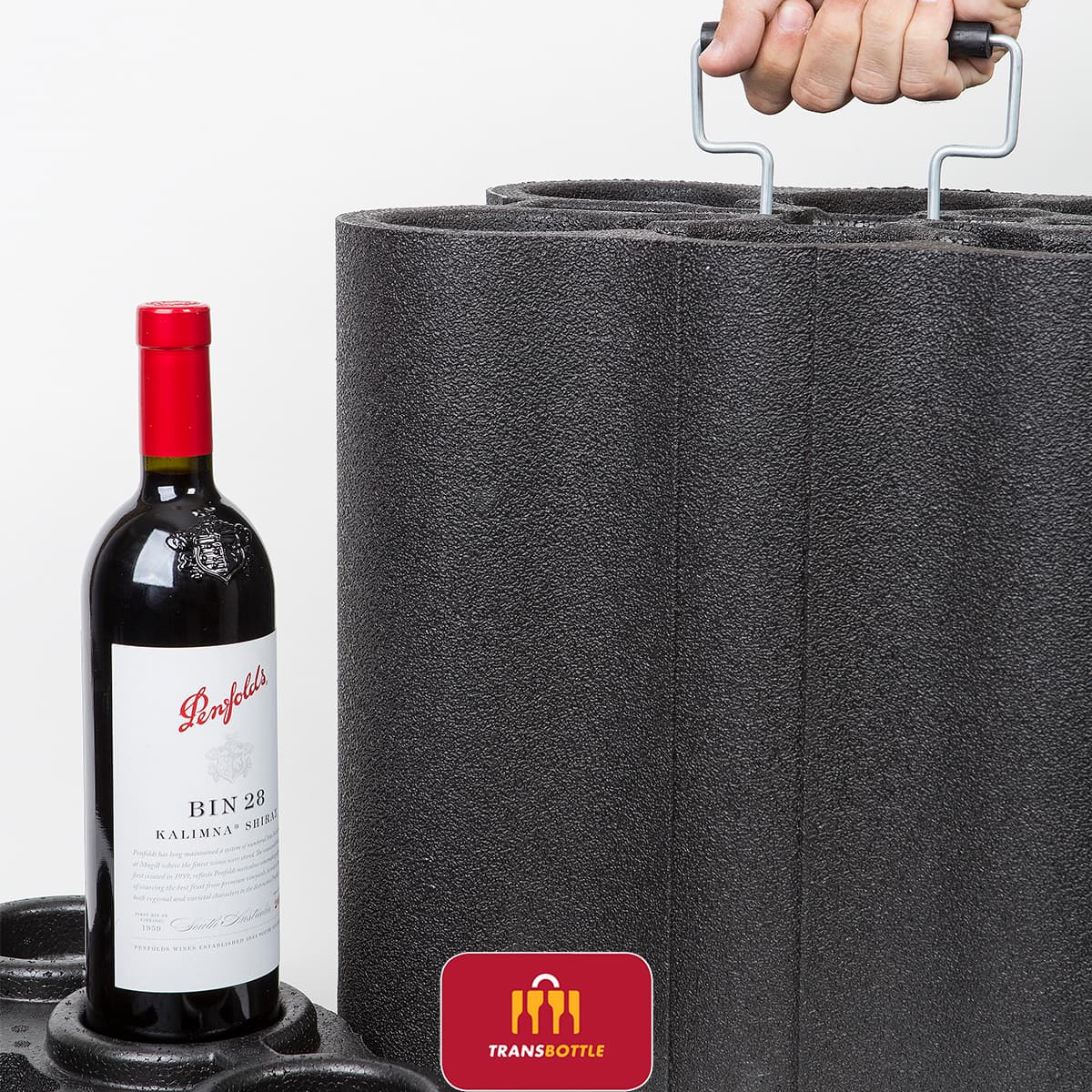 Case P/ Transportar 6 Garrafas De Vinho Mala Viagem Protetor