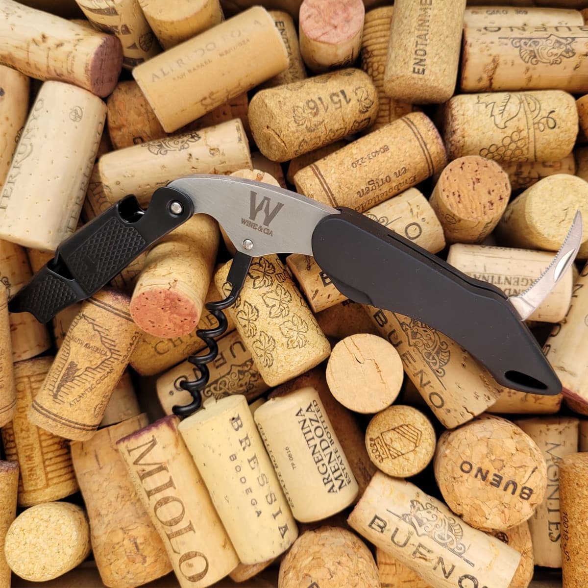 Abridor Saca Rolhas Para Vinho Premium Sommelier Wine & Cia
