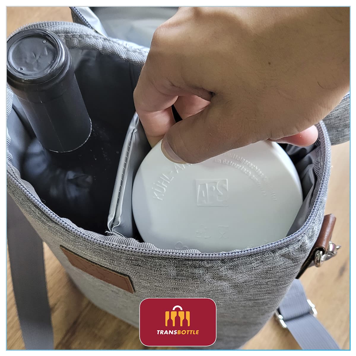 Gelo Artificial Reutilizável Para Refrigerar Garrafas Cooler