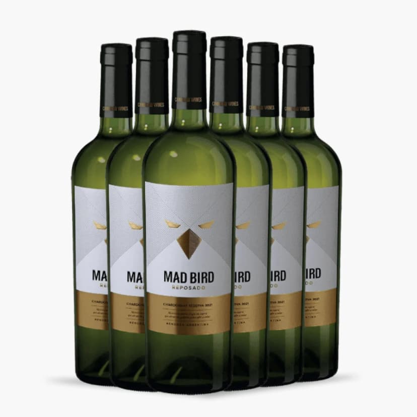 Kit 6x Mad Bird Reposado Chardonnay Reserva 2021