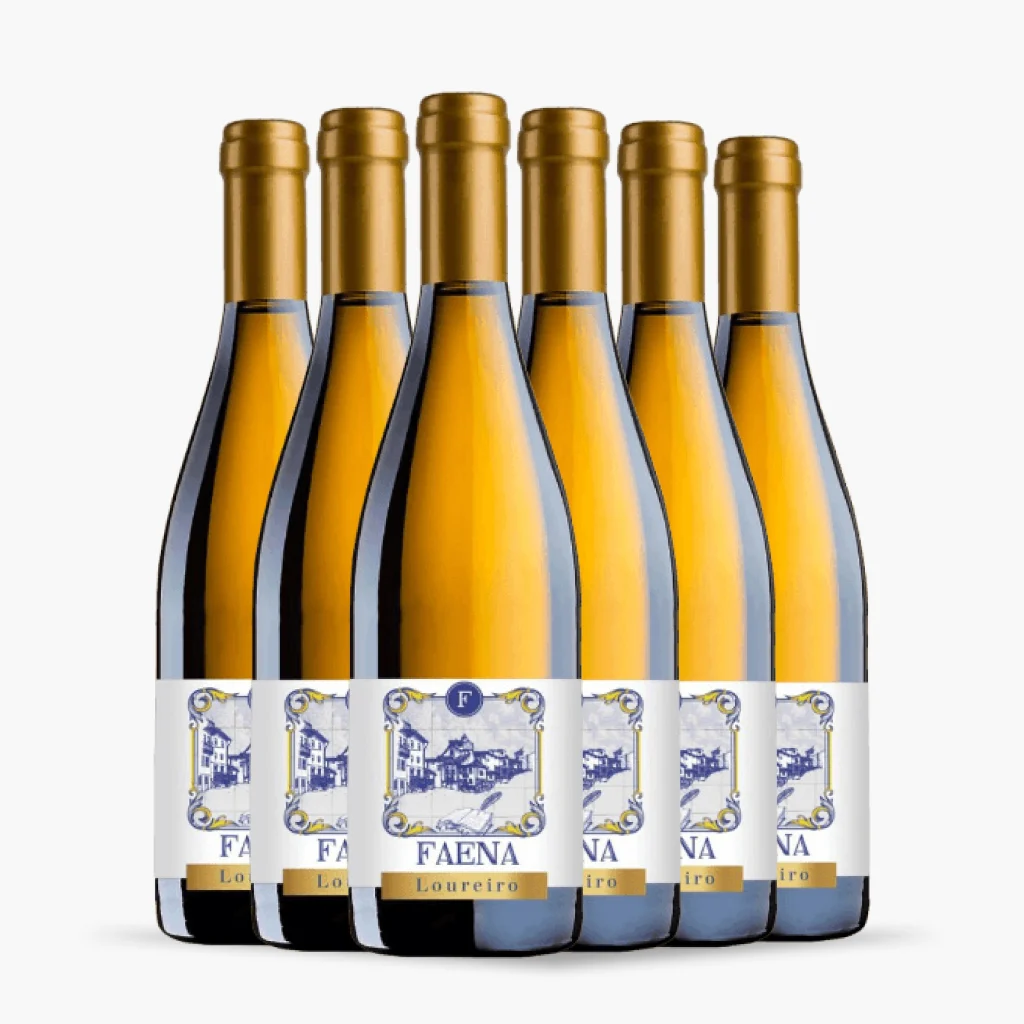 Kit 6x Vinho Verde Branco Faena Loureiro
