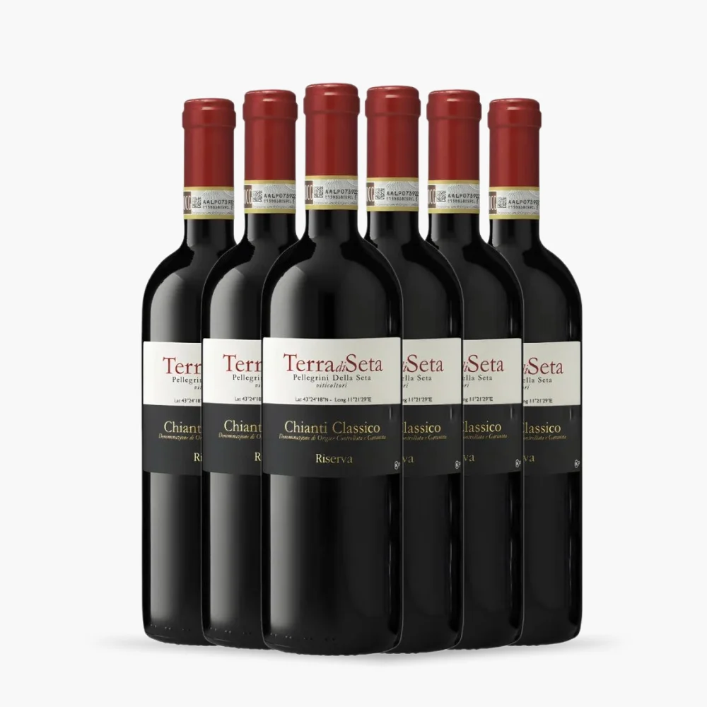 kit 6x Vinho Terra di Seta Chianti Classico Riserva