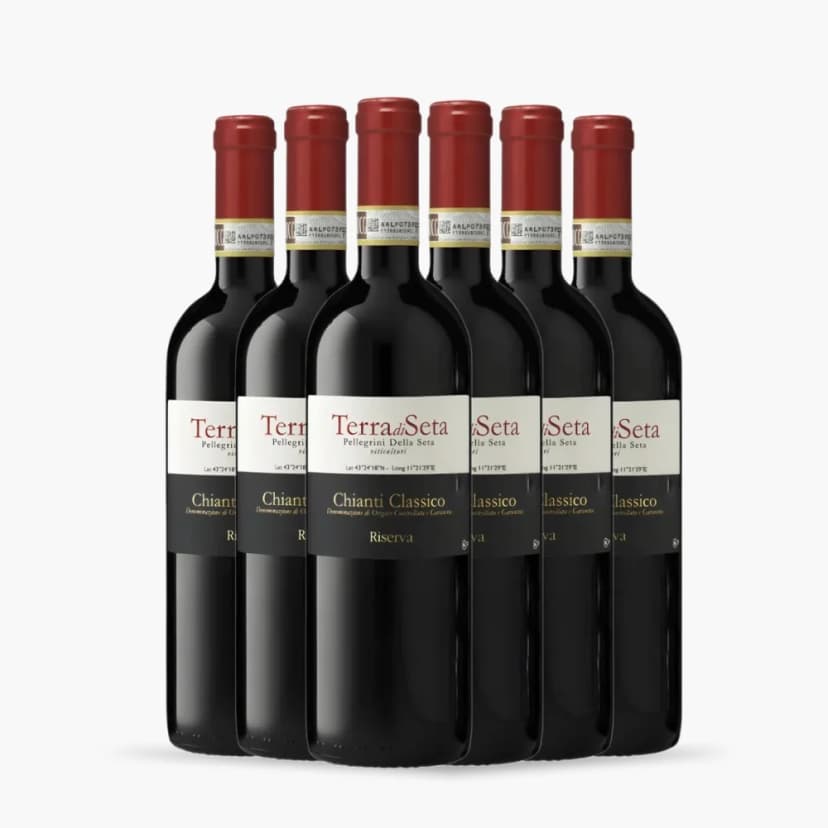kit 6x Vinho Terra di Seta Chianti Classico Riserva