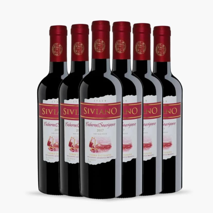 Kit 6x vinho Siviano Cabernet Sauvignon