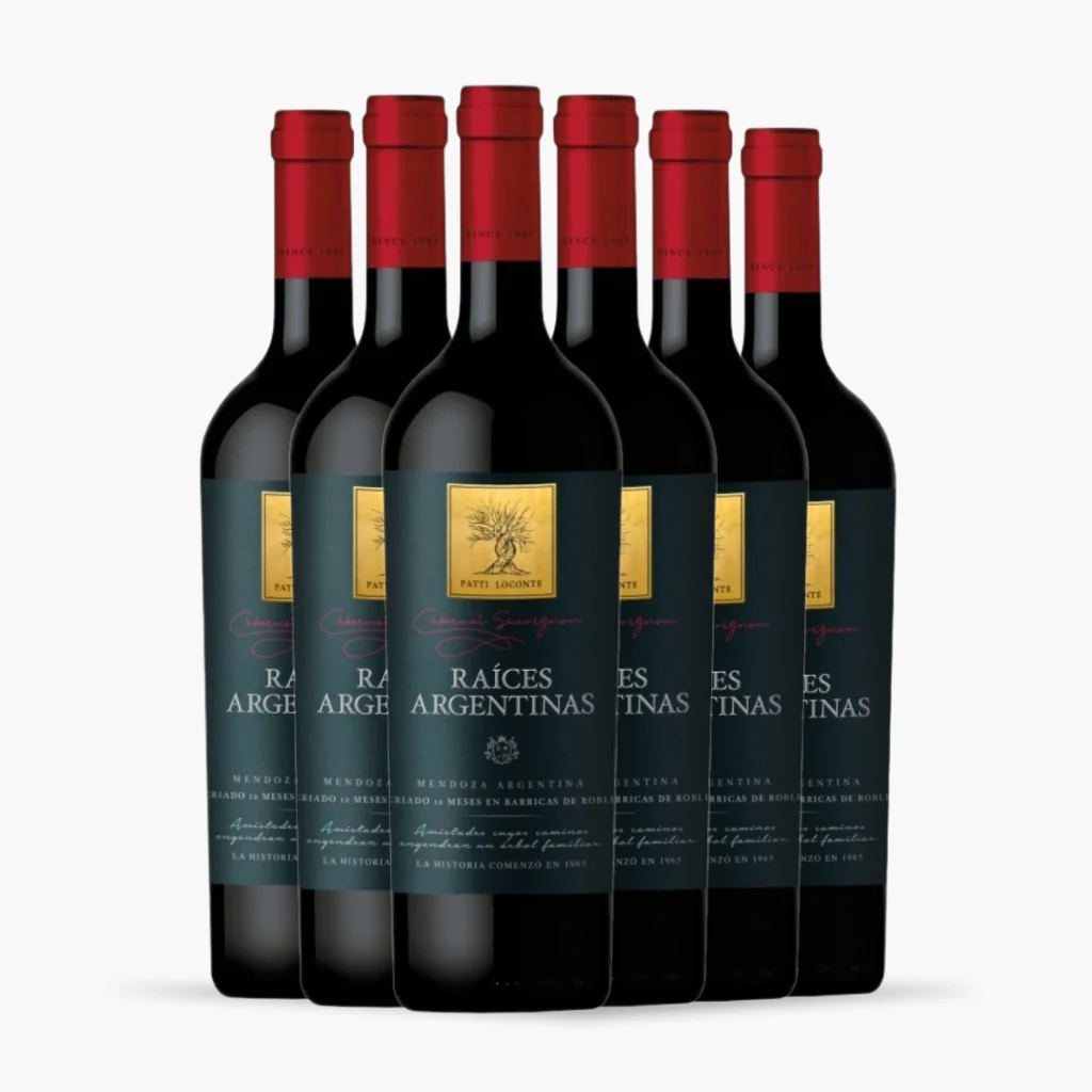 kit 6x vinho Raíces Argentinas Cabernet Sauvignon