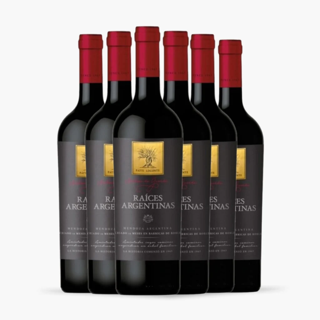 kit 6x vinho Raíces Argentinas malbec