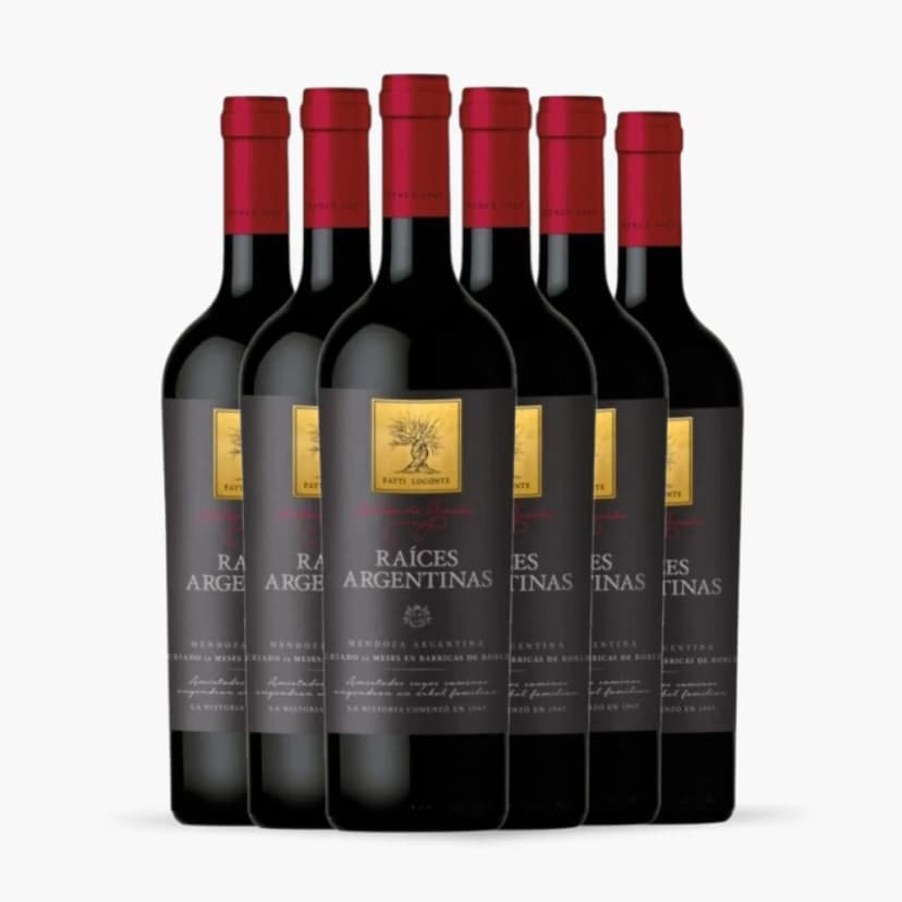 kit 6x vinho Raíces Argentinas malbec
