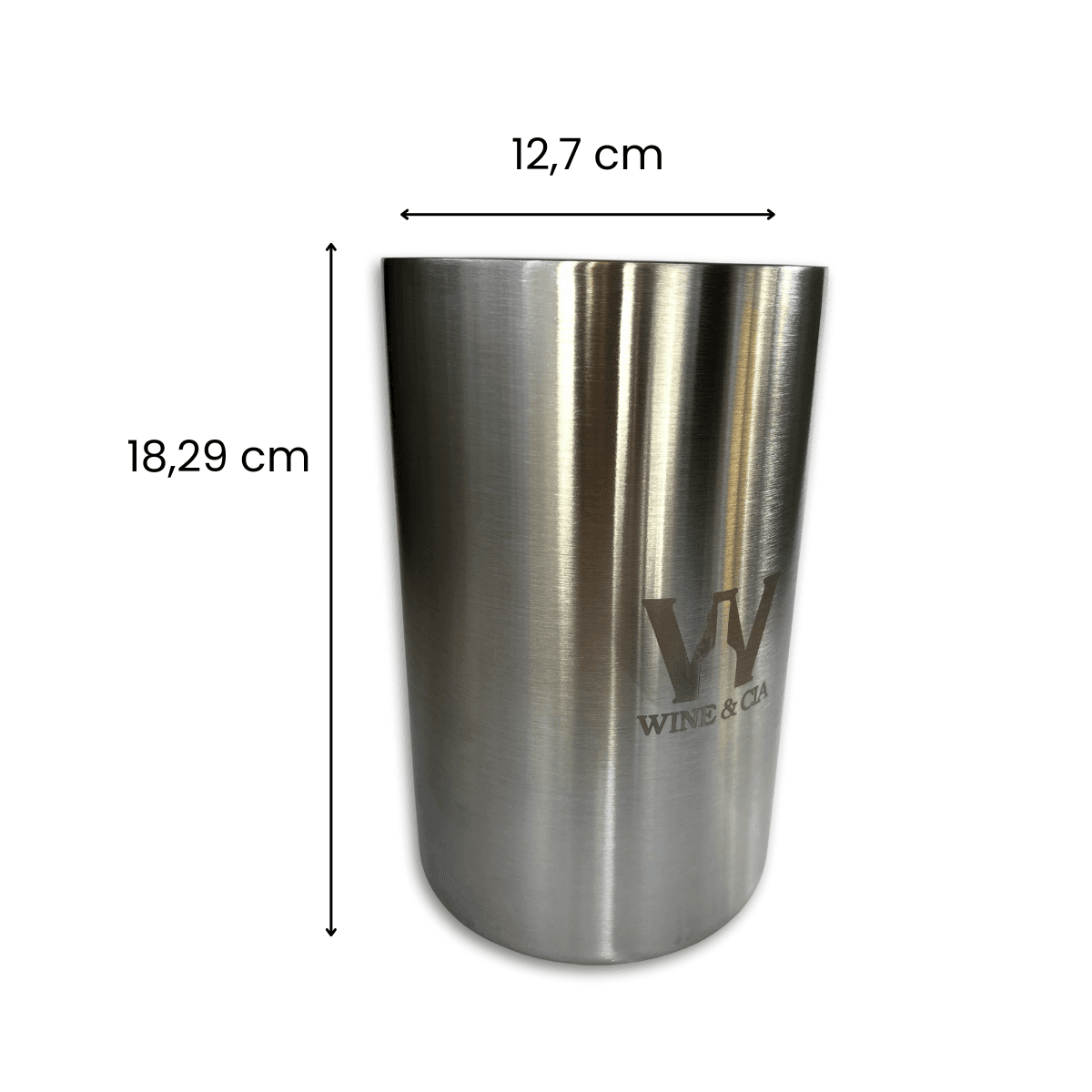 Cooler De Aço Inox Ice Bucket