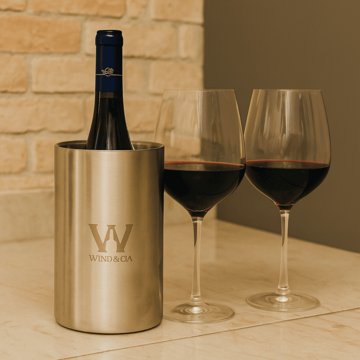 Cooler De Aço Inox Ice Bucket