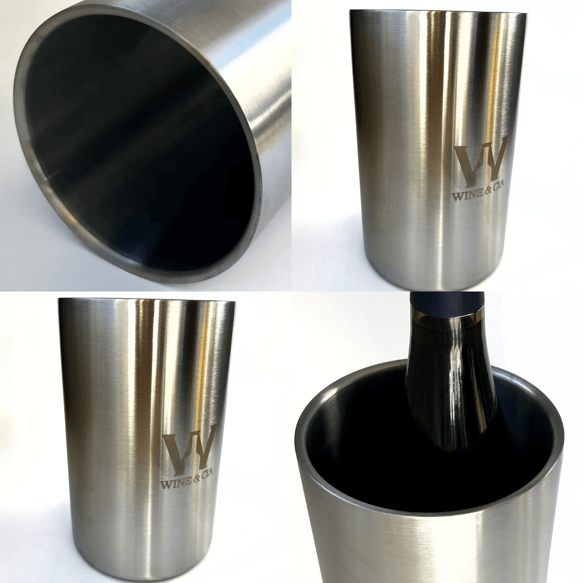 Cooler De Aço Inox Ice Bucket