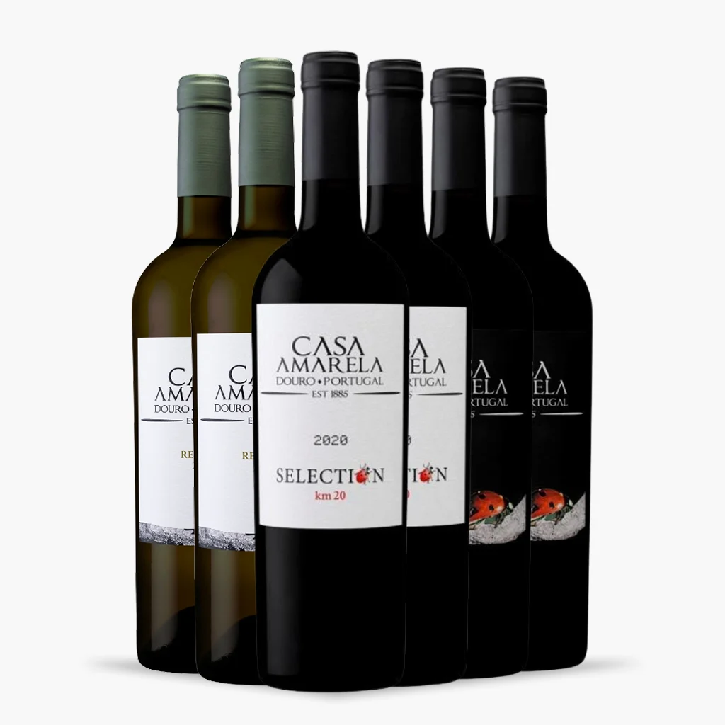 Kit 6x Seleção Vinhos Casa Amarela DOC
